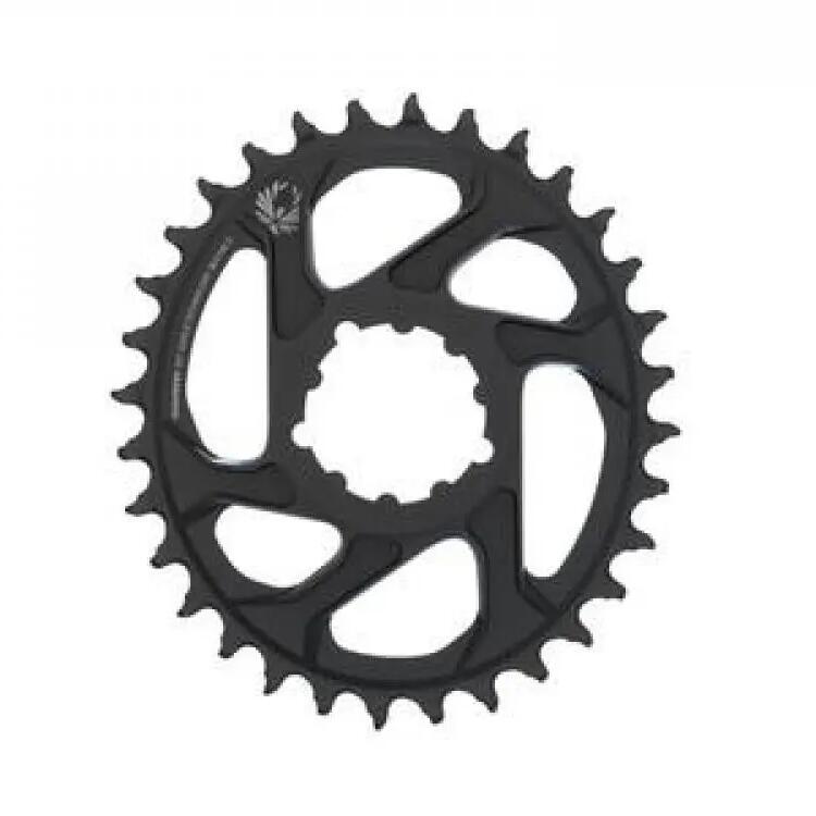 SRAM Eagle X-SYNC™2 oval chainring, 6 mm offset, black