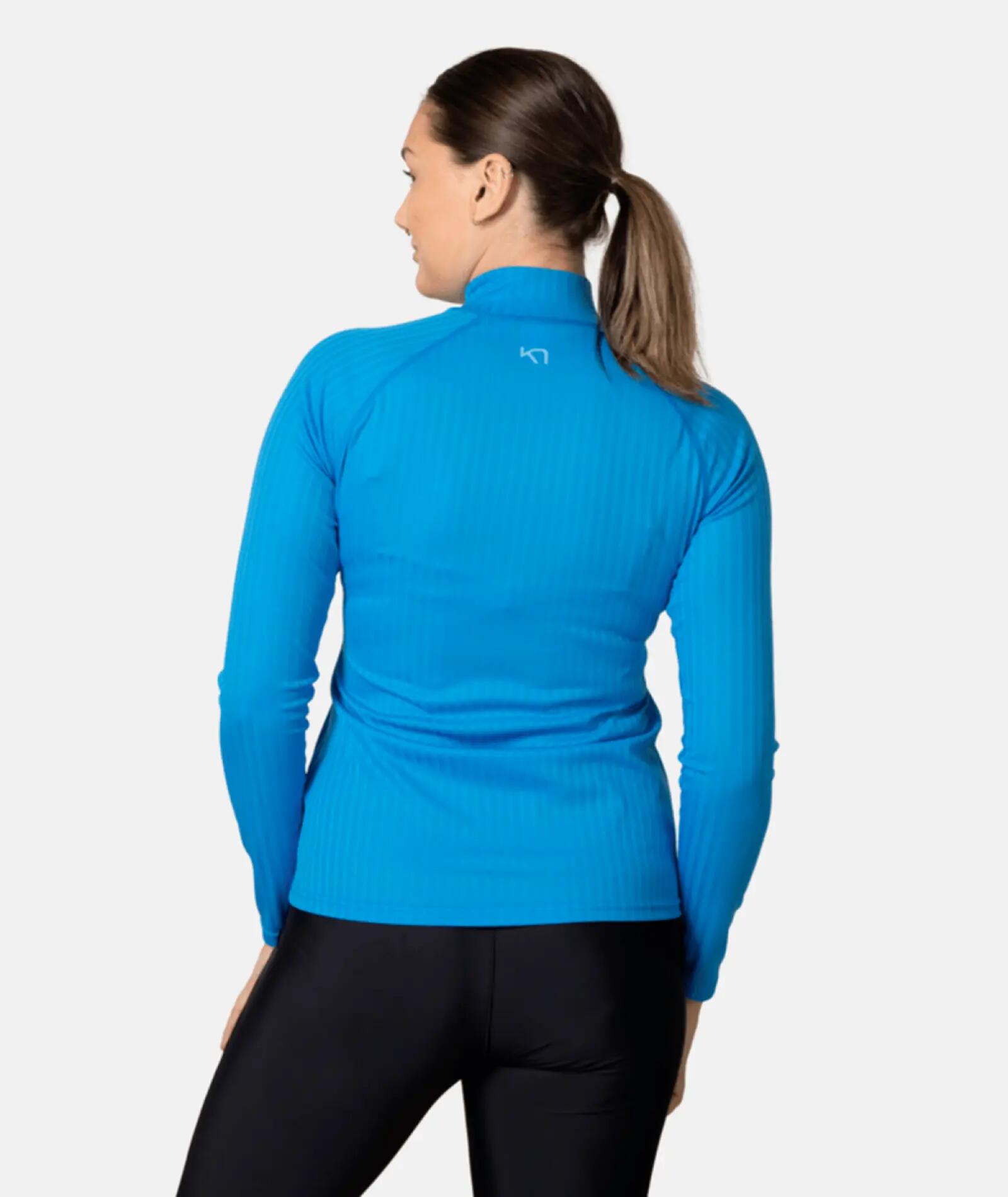 Maglia sottile 1/2 zip a maniche lunghe donna Kari Traa Ella 5/5