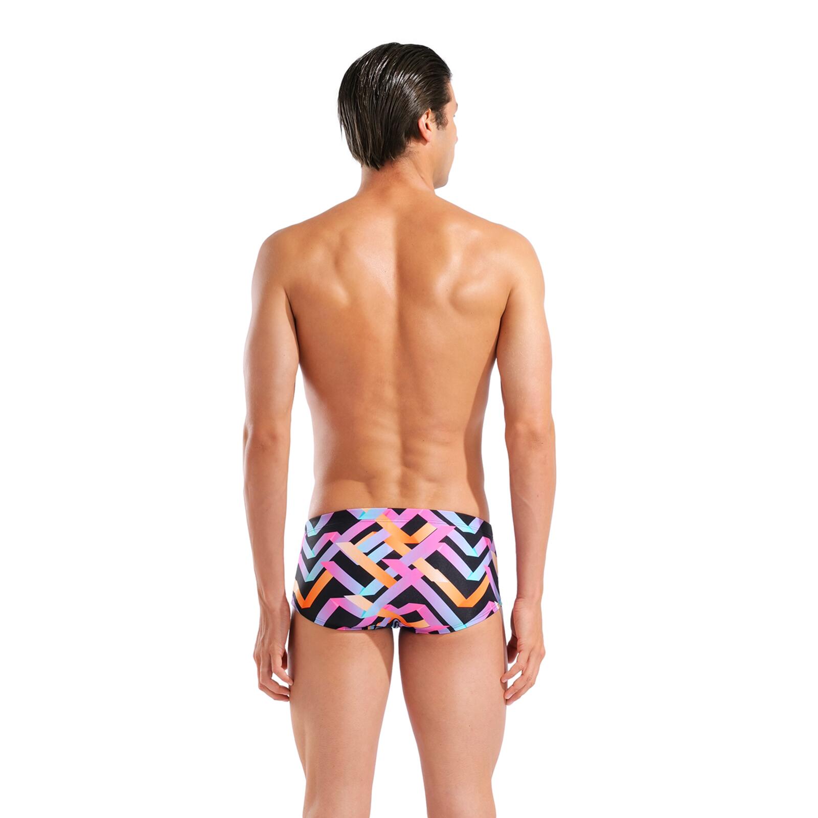 Costume da bagno Arena Texture nero/multicolore da uomo 6/7