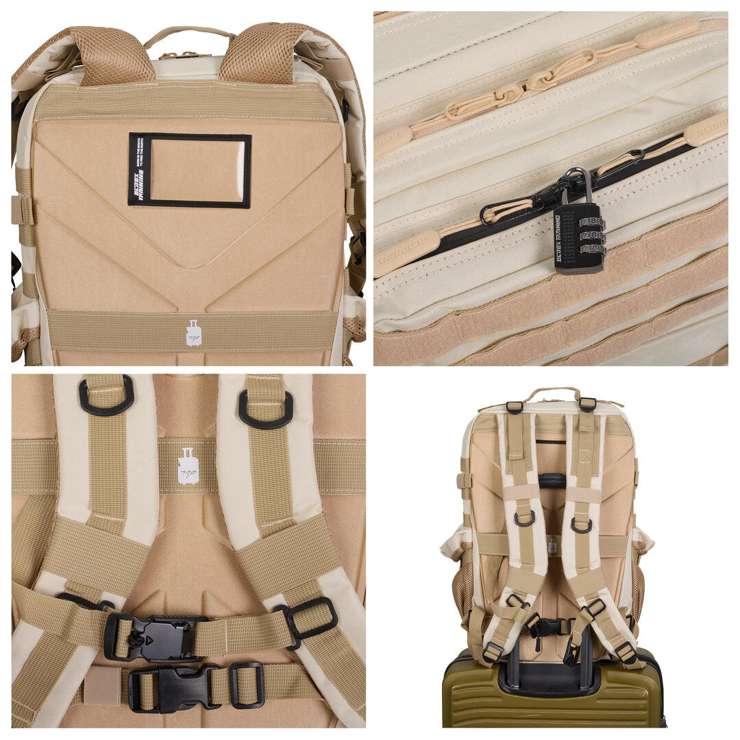 Rugzak Elitex V1 Cream Khaki 45L Cabine Training Waterdicht 5/7