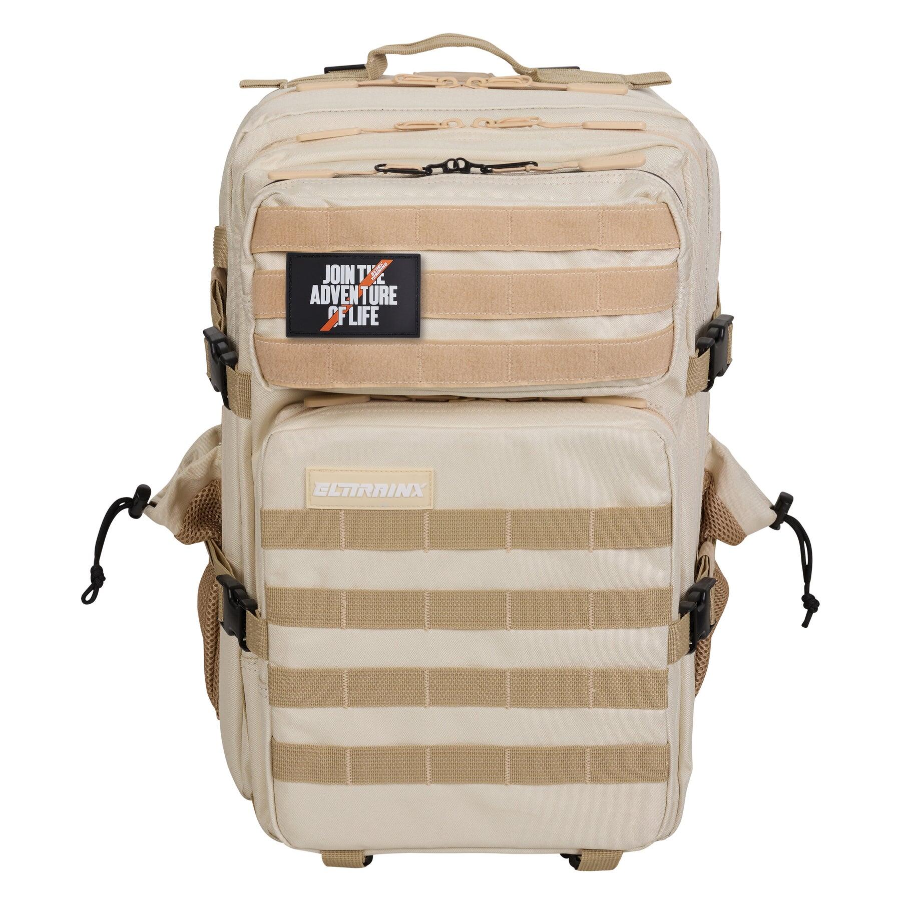 Rucsac Elitex Training 45L Cream Khaki V1 cabina impermeabil