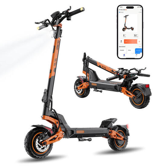 RCB D7 MAX E-Scooter ABE | Dual Motor 3600W Peak | 100km | 180kg Traglast | NFC
