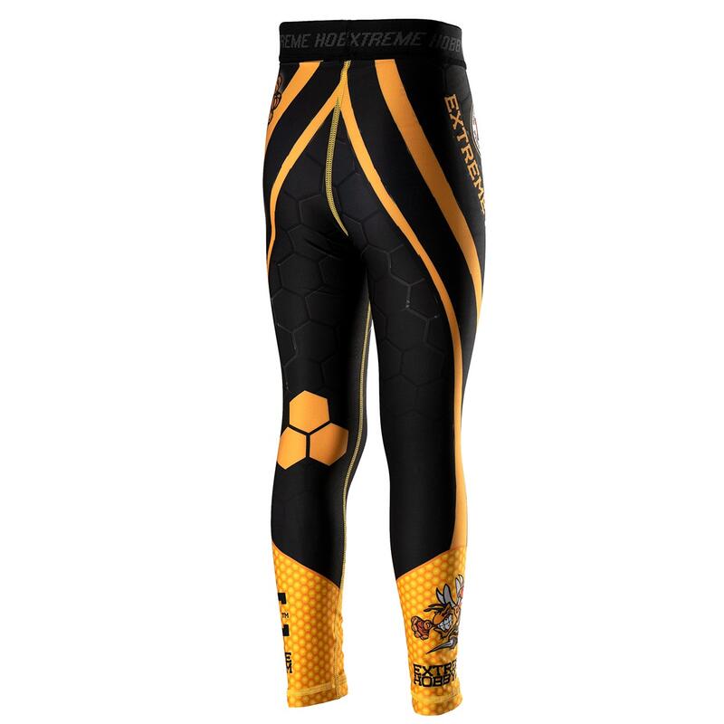 Legginsy do biegania dla dzieci EXTREME HOBBY ANGRY WASP