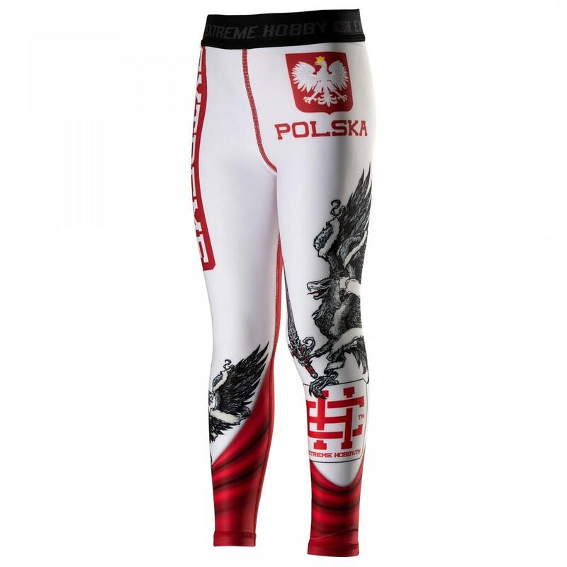 Legginsy do MMA dla dzieci EXTREME HOBBY POLISH EAGLE