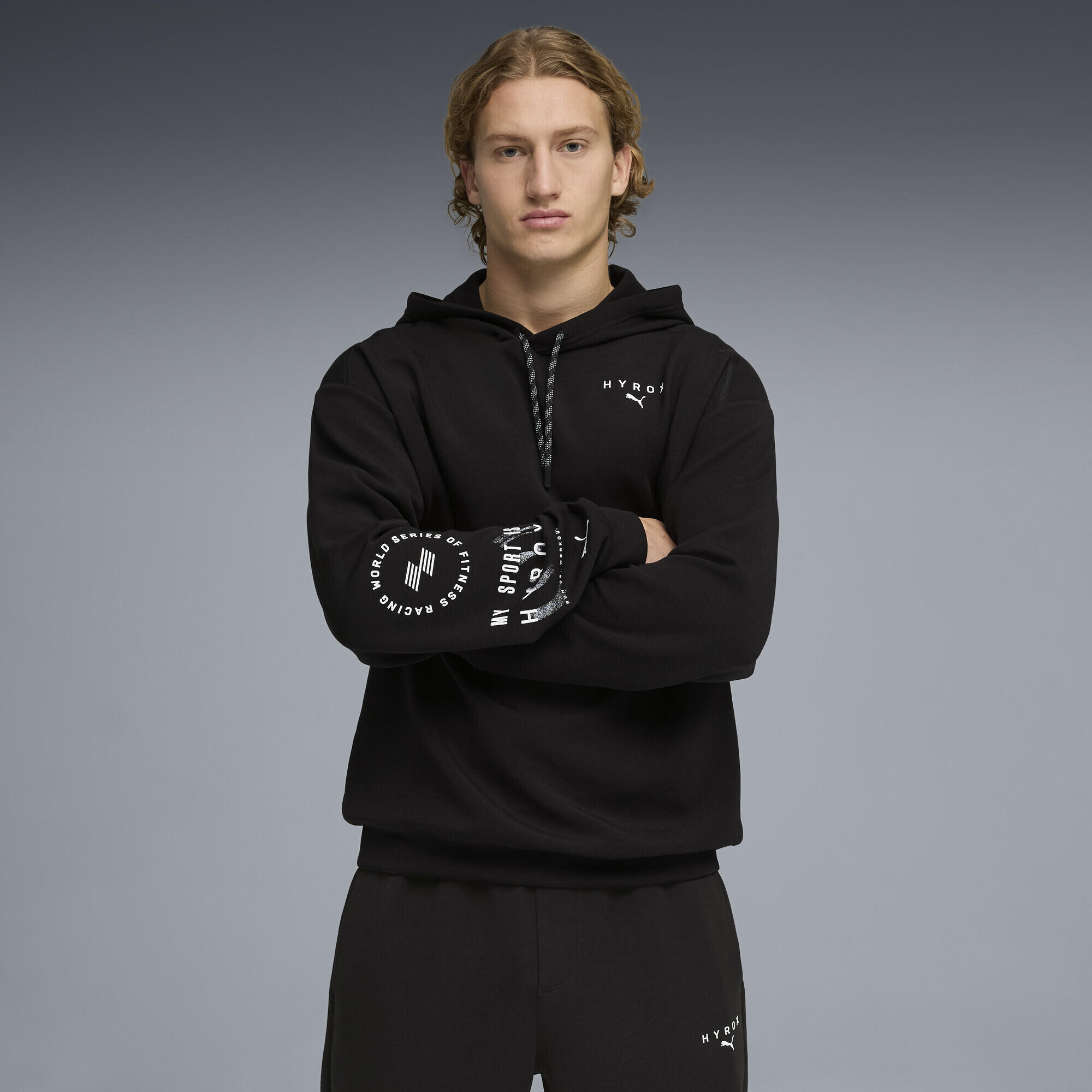 PUMA x HYROX CLOUDSPUN Hoodie Herren PUMA 2/7