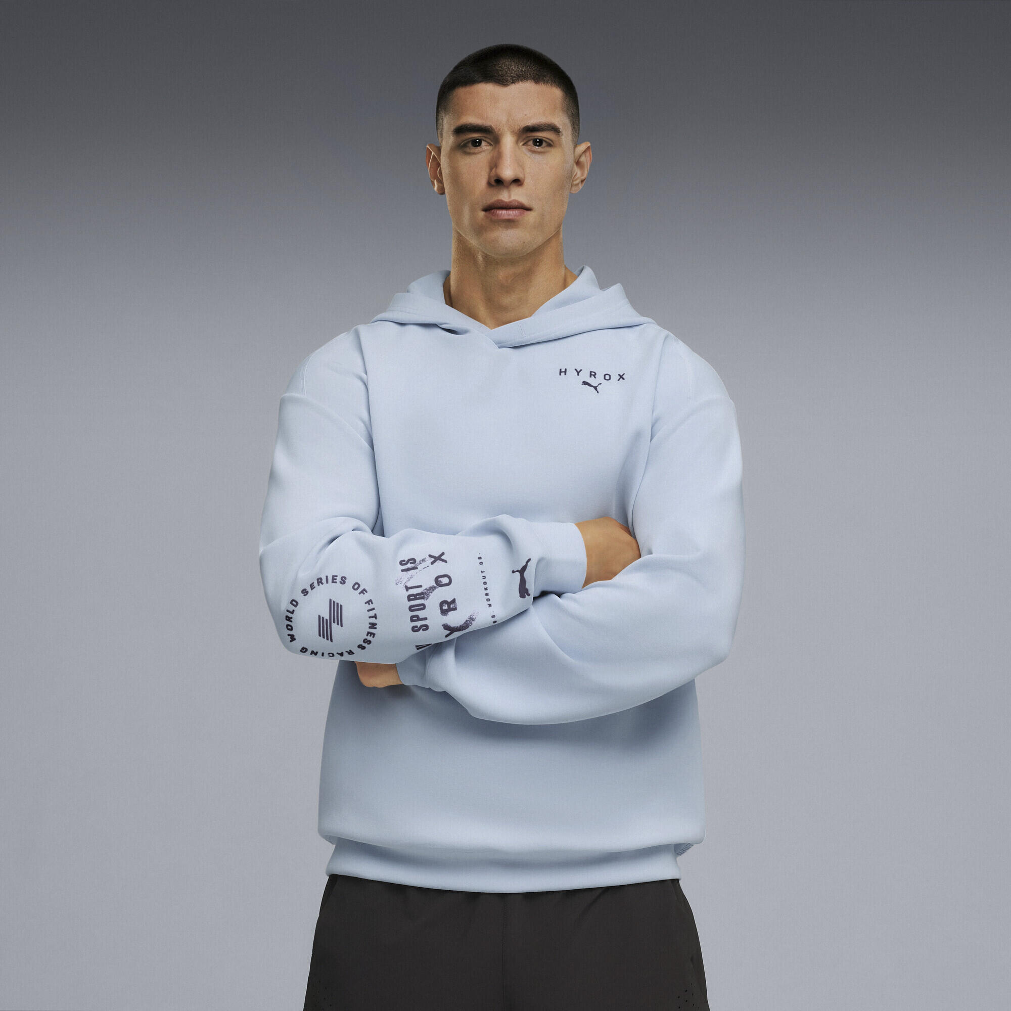 Sweat à capuche PUMA x HYROX CLOUDSPUN Homme PUMA 2/6