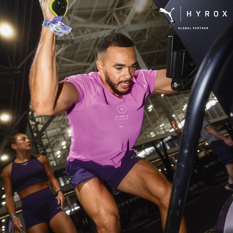 Tricou cu mânecă scurtă cross training bărbați mesh ventilație Dryelite, alb