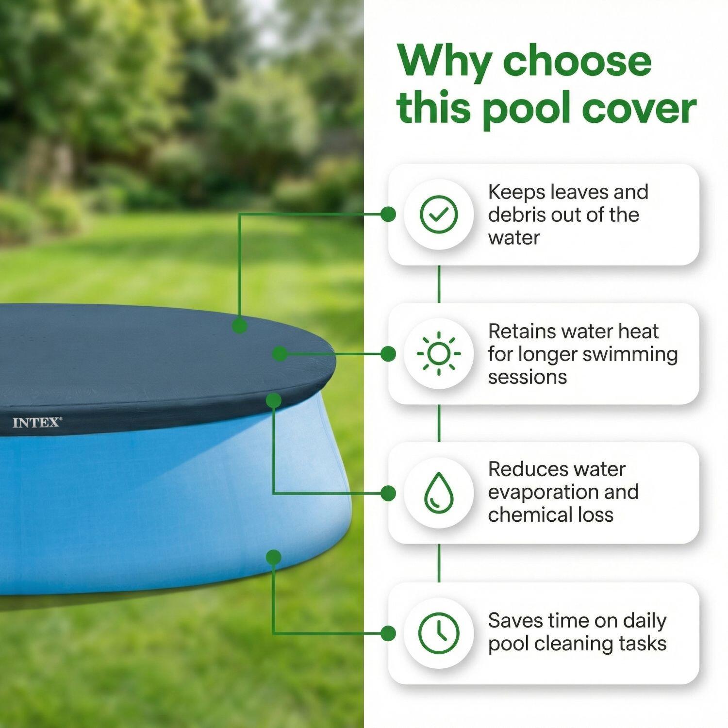 INTEX Piscina Easy Set Redonda - 244x61 cm - 7-piezas S214 7/7