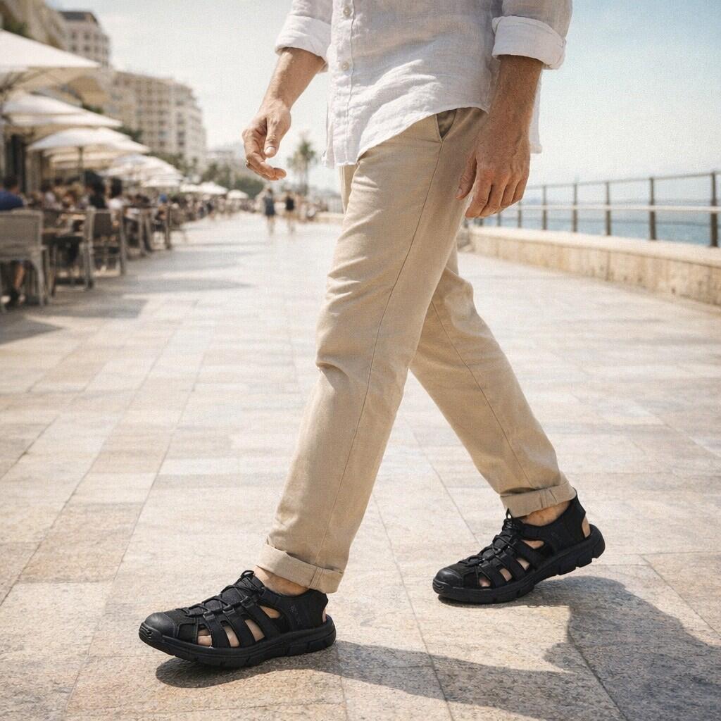 Skechers Slip-ins Revolted Varta NOIR - SANDALE HOMME 6/7