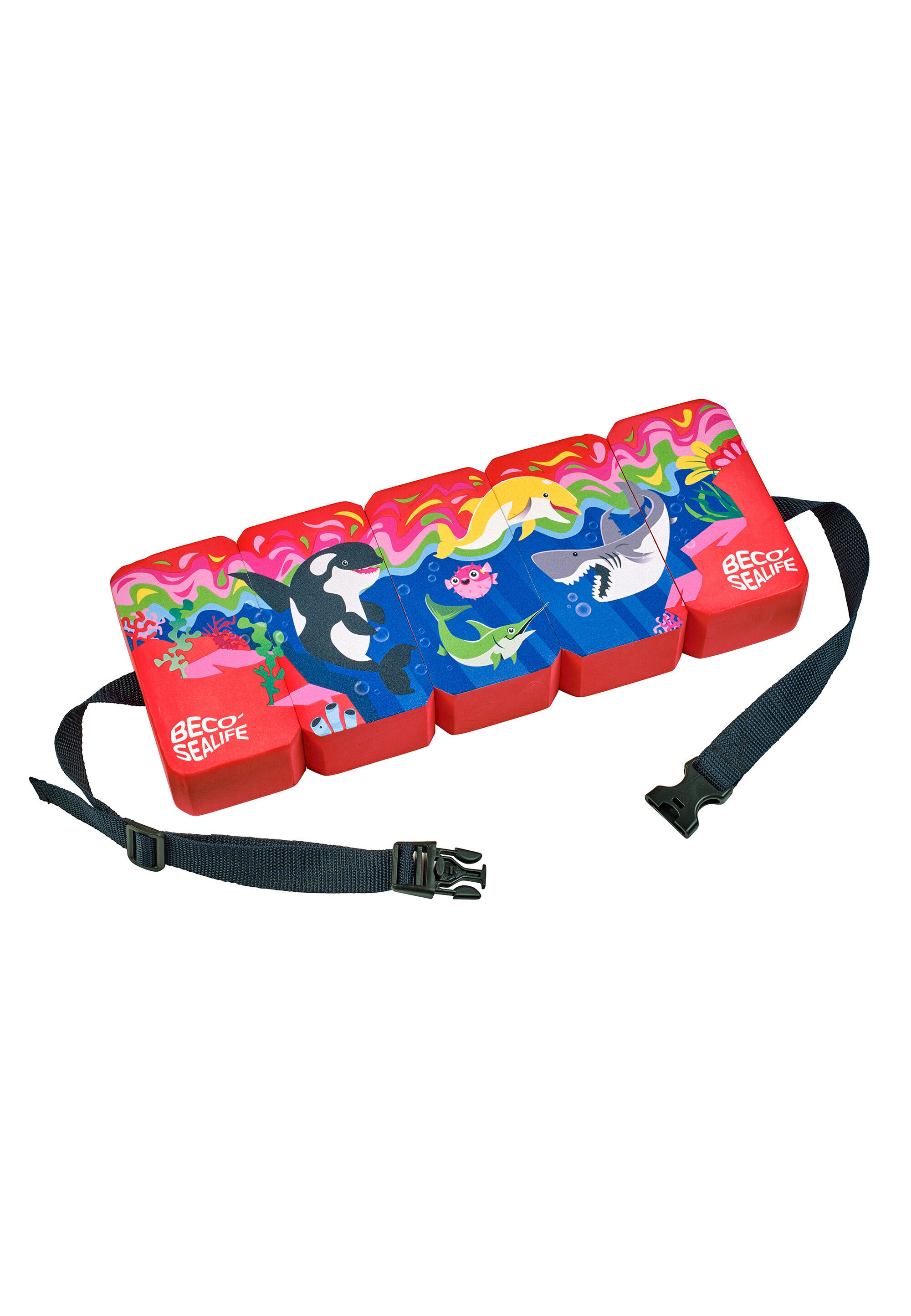 Beco -sealife® Swimming Belt With 5 Floats | Red | 19-30 Kg - 2-6 Years 4/5