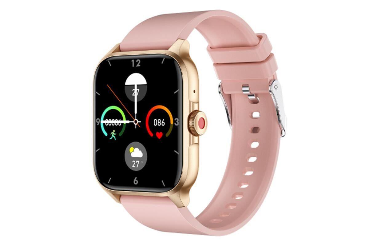 1.85inch HD  Android iOS Compatible Fitness Smart Watch - Pink