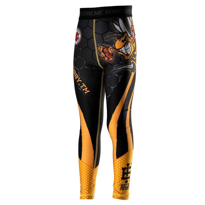 Legginsy do biegania dla dzieci EXTREME HOBBY ANGRY WASP