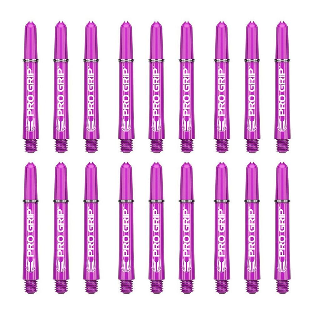 6x 3pc Target Pro Grip Nylon Shaft Accessory Intermediate - Purple