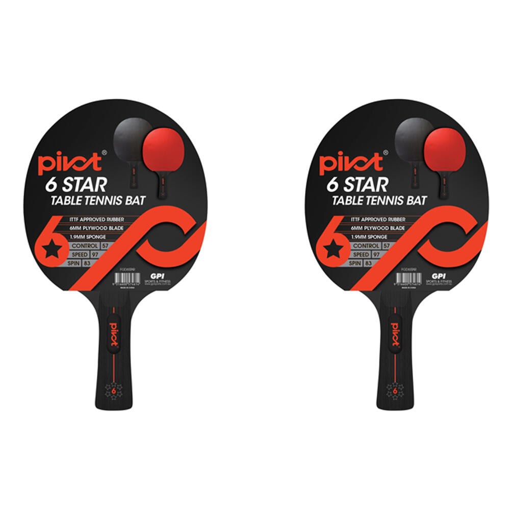 Pivot 6 Star Table Tennis Racquet Sports Equipment