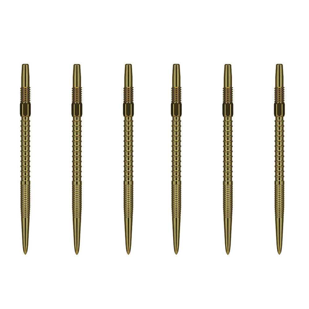 2x 3pc Target Swiss FireDart Point Dart Replacement Spare Tip 30mm Gold