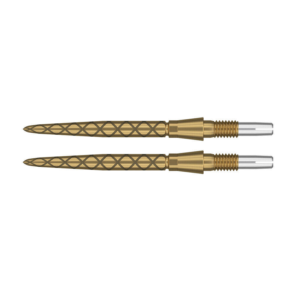 2PK Target Storm Diamond Dart Point Replacement Spare Accessory Tip 26mm Gold