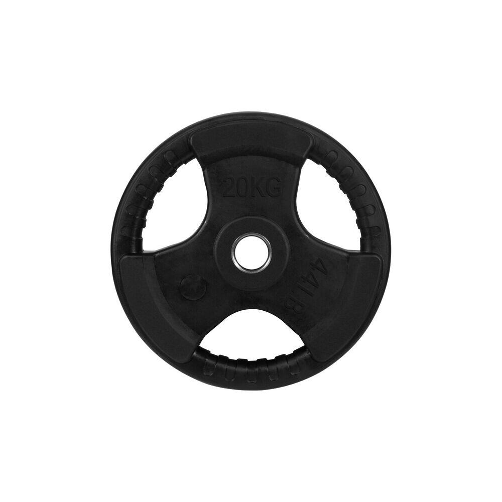 Standard Rubber Ezy Grip Disc Weight Plate Home Gym Exercise 20kg