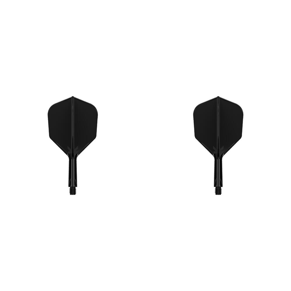 Target K-Flex Moulded Flight & Shaft No.6 Medium - Black