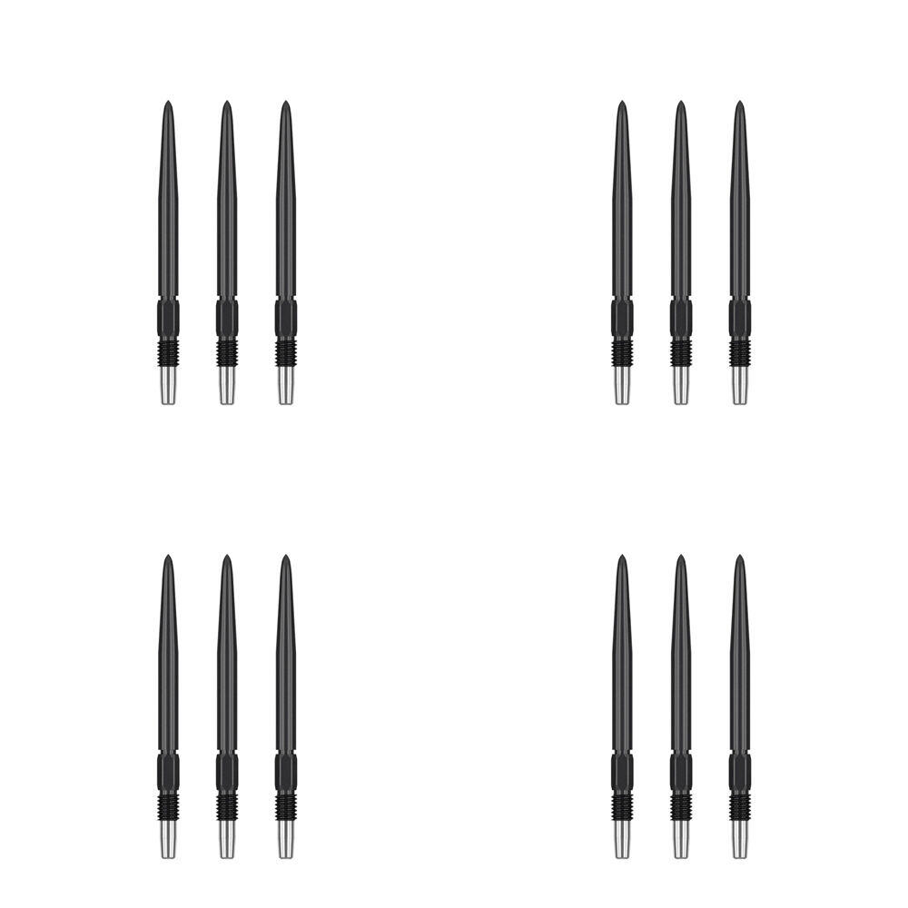 12pc Target Swiss Dart Point Pocket Size 40mm - Black