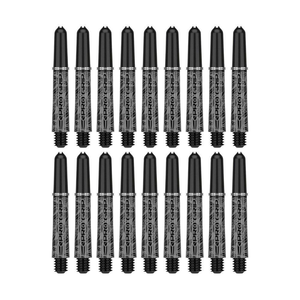 6x 3pc Target Ink Pro Grip Nylon Replacement Dart Shaft 48.5mm Medium Black