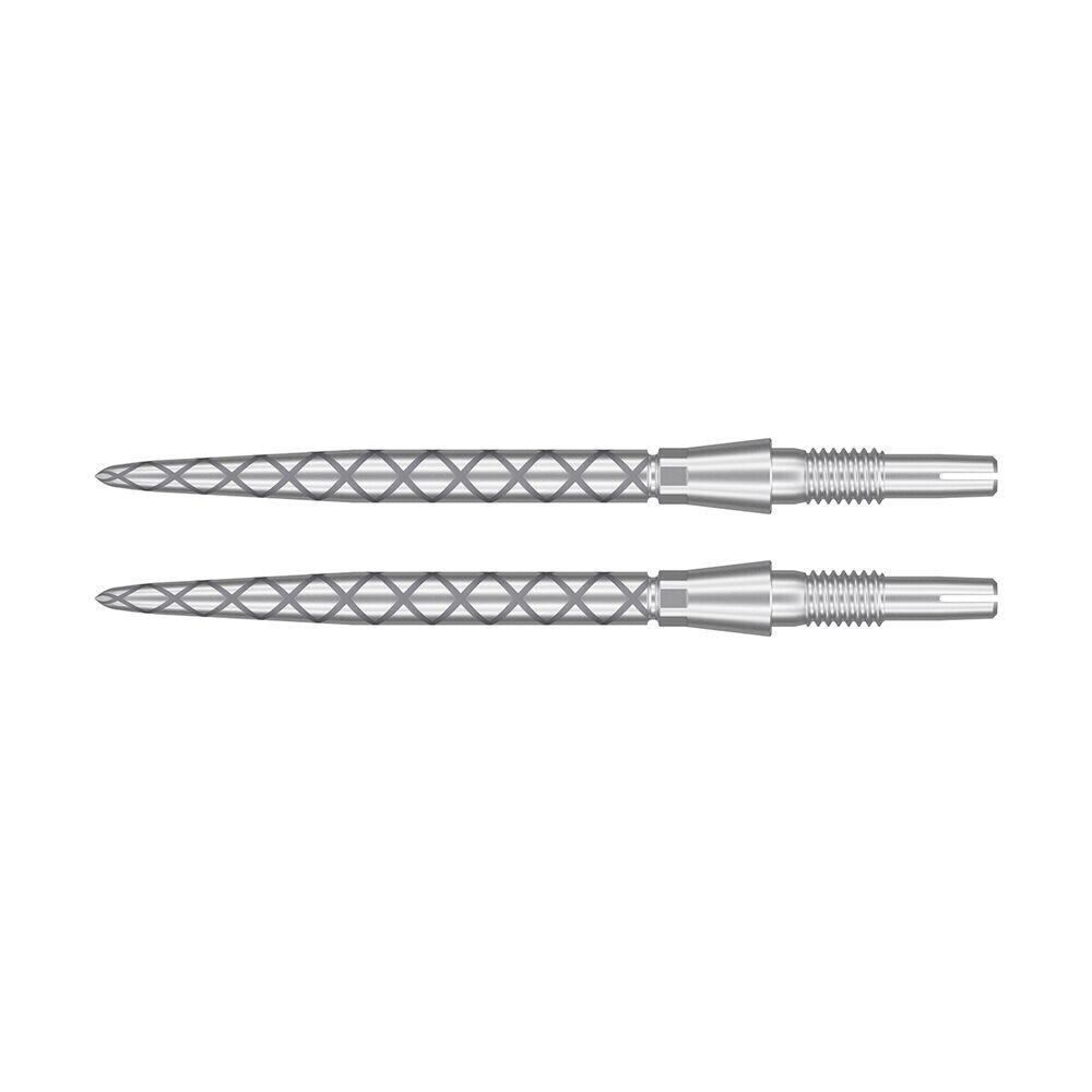 2PK Target Storm Diamond Dart Point Replacement Spare Tip 30mm Silver