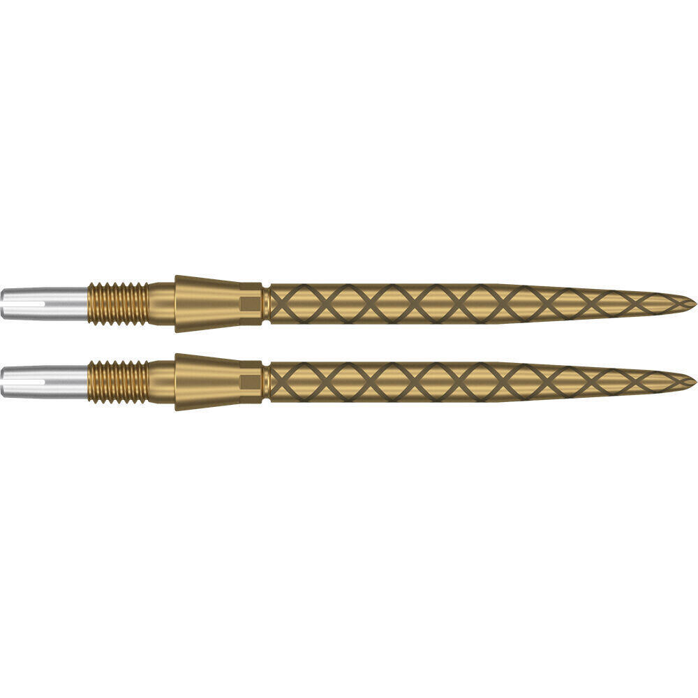 2PK Target Storm Diamond Dart Point Replacement Spare Accessory Tip 35mm Gold