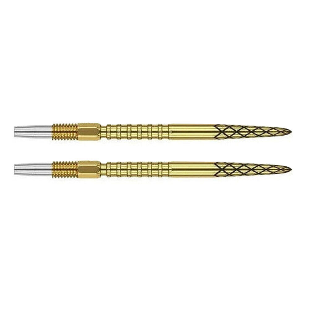 2PK Target Swiss DS Dart Point Replacement Spare Accessory Tip 40mm Gold