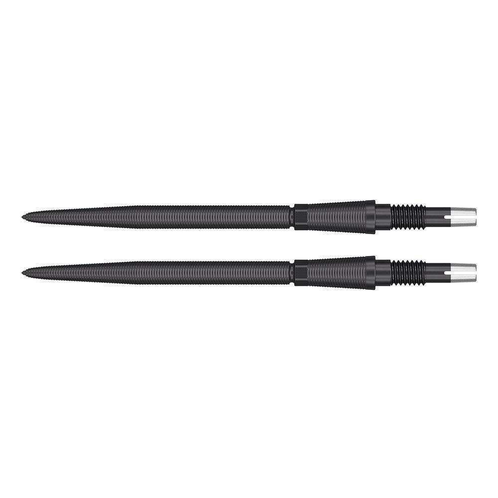 2PK Target Swiss Storm Nano Dart Point Replacement Spare Tip 35mm Black