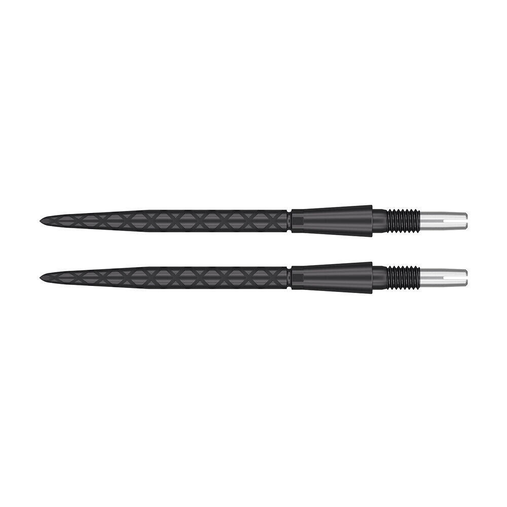 2PK Target Storm Diamond Dart Point Replacement Spare Accessory Tip 35mm Black