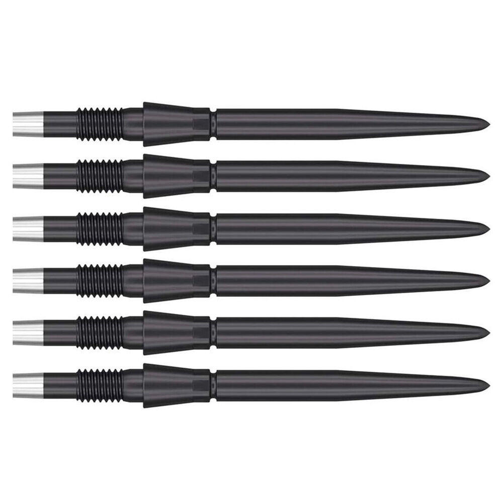 2x 3pc Target Swiss Storm Dart Point Replacement Spare Tip 35mm Black