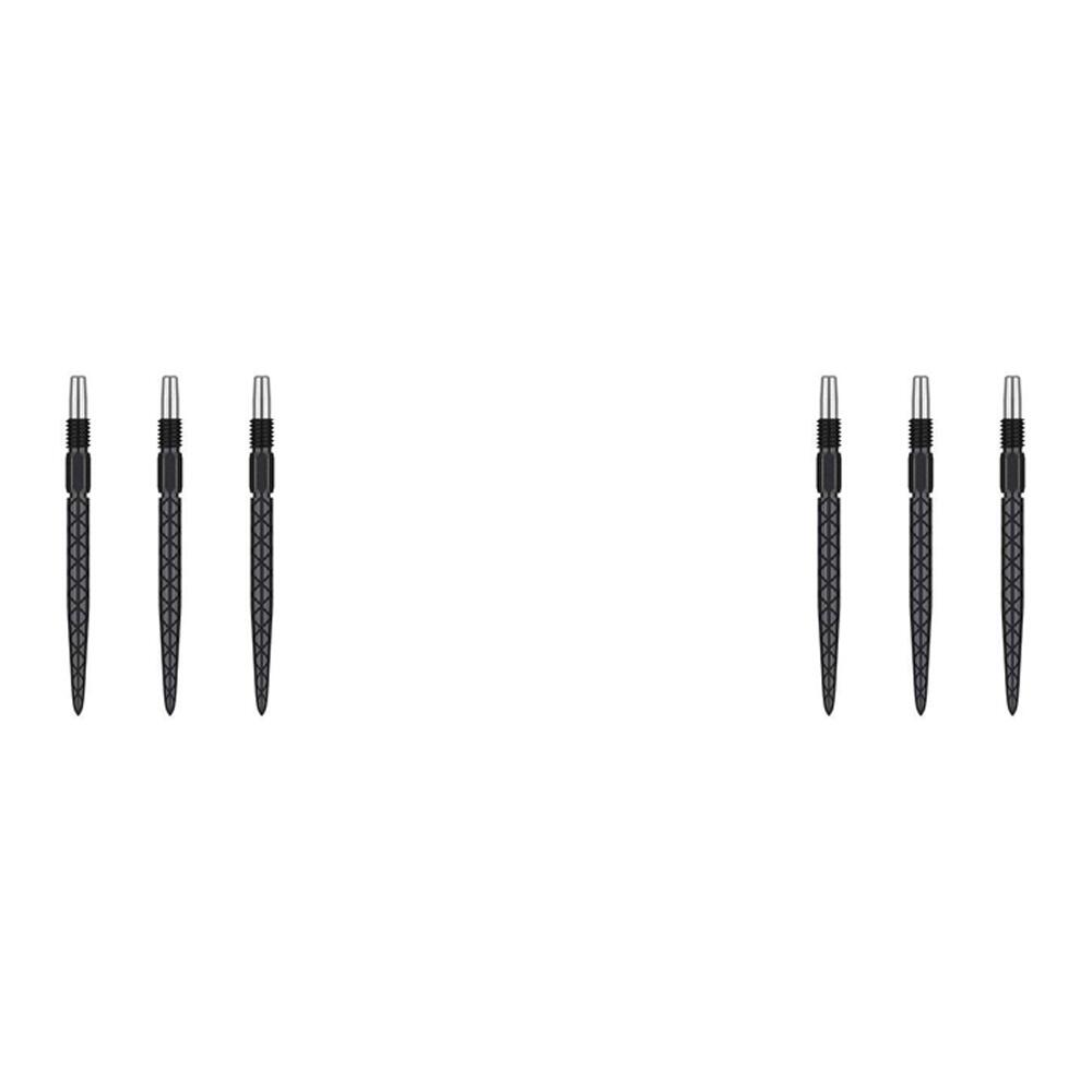 2x 3pc Target 35mm Diamond Pro Swiss Point For Darts SP Barrels - Black
