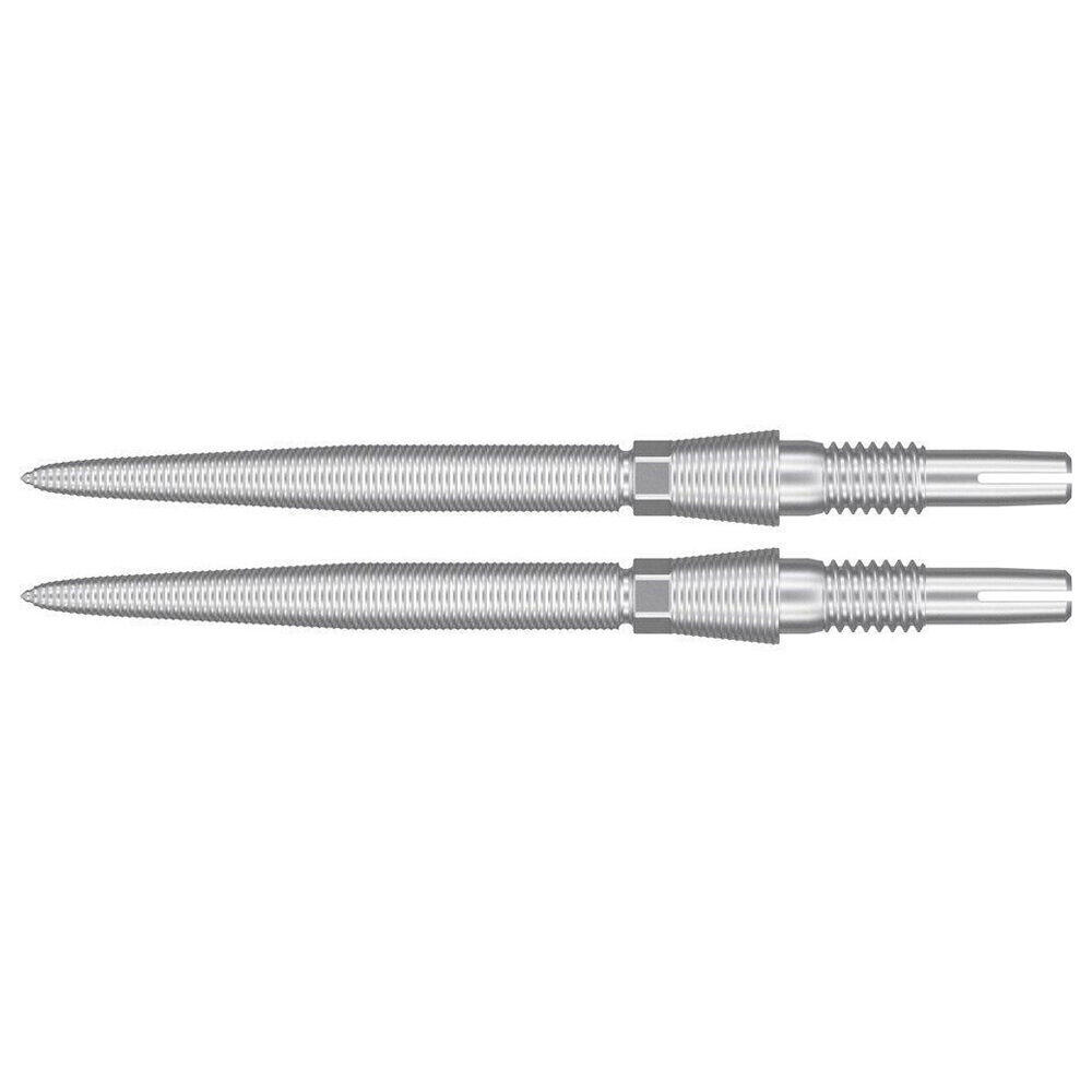 2PK Target Swiss Storm Nano Dart Point Replacement Spare Tip 26mm Silver