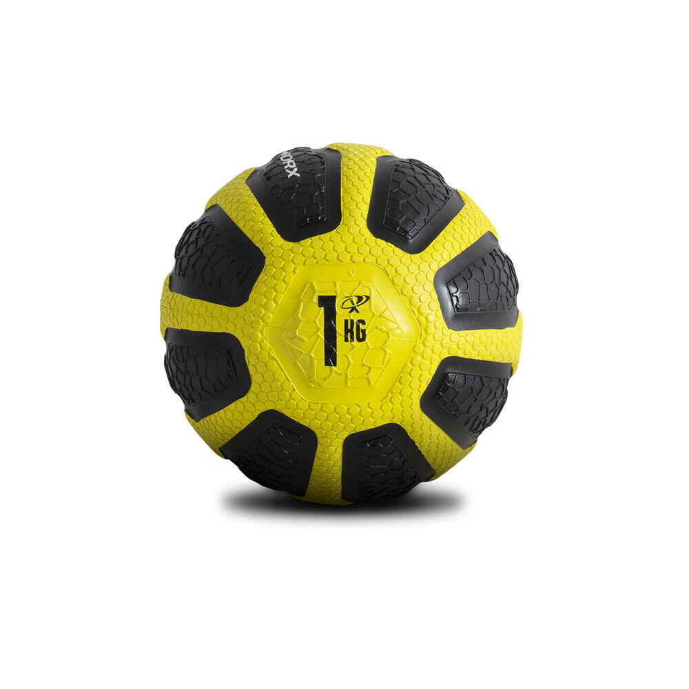 Medicine Ball Home Gym Crossfit Workout Exercise 1kg Black/Yellow