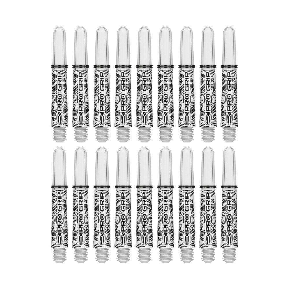 6x 3pc Target Ink Pro Grip Nylon Replacement Dart Shaft 48.5mm Medium White