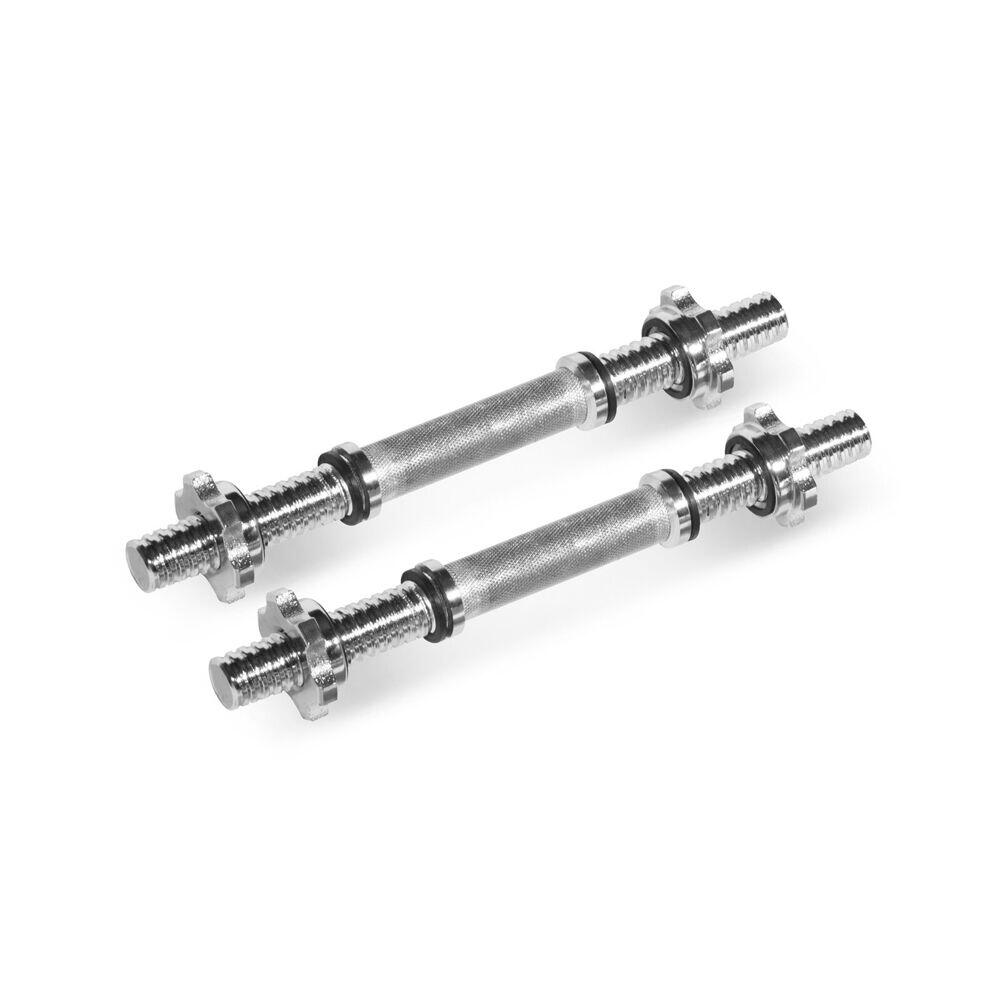 2pc Spinlock Dumbell Handles V2 Weight Bar Home Workout Exercise 14in