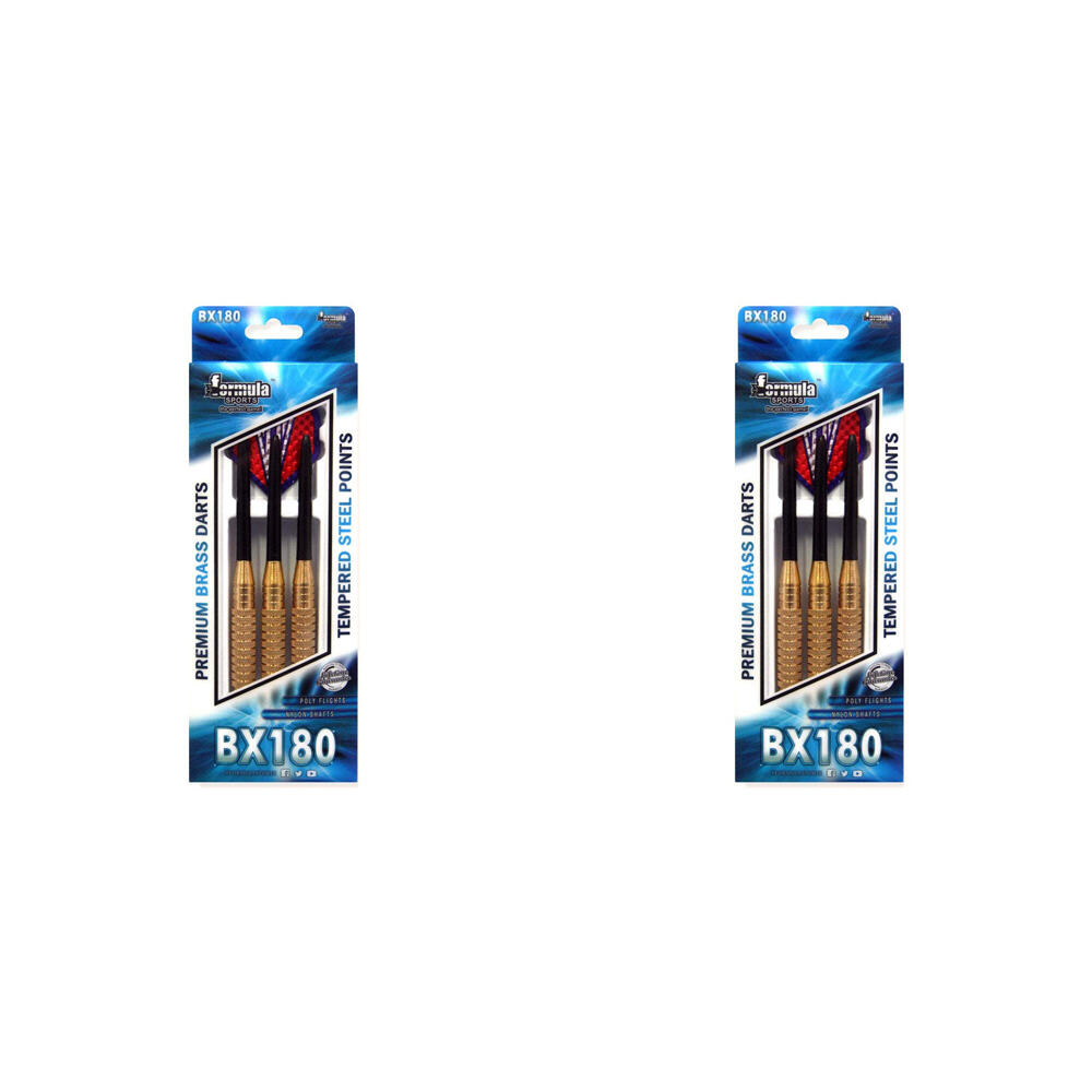 2x 12pc Formula Sports BX180 Premium 20g Brass Darts Steel Tip
