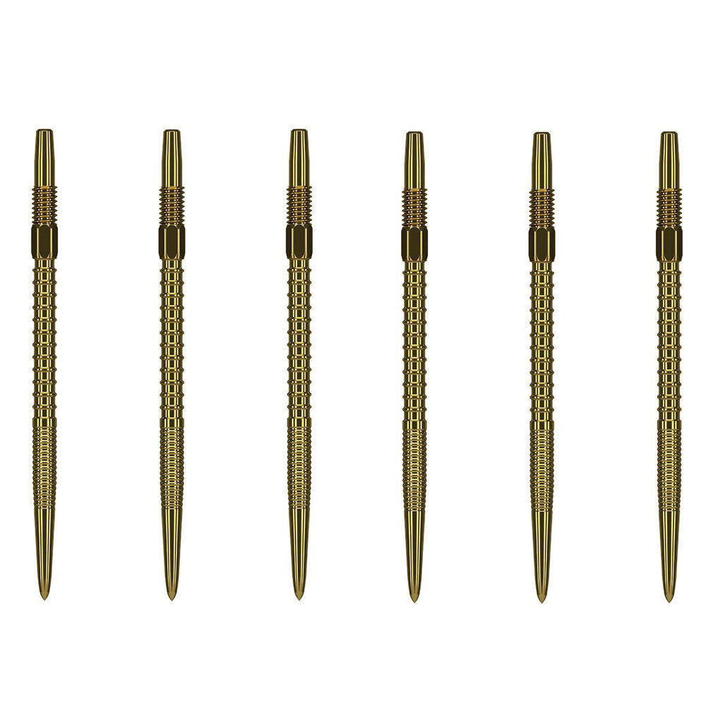 2x 3pc Target Swiss FireDart Point Dart Replacement Spare Tip 35mm Gold