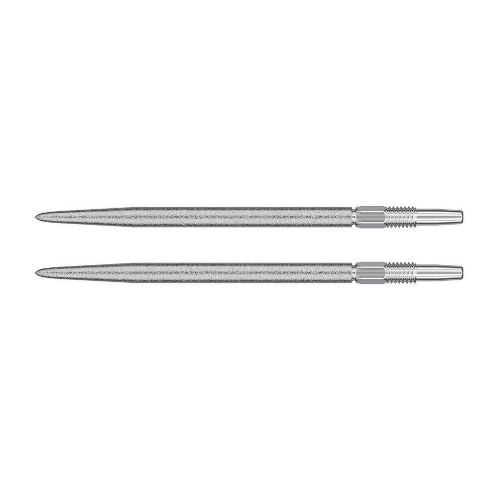 2PK Target Swiss SLK Dart Point Replacement Spare Accessory Tip 42mm Silver
