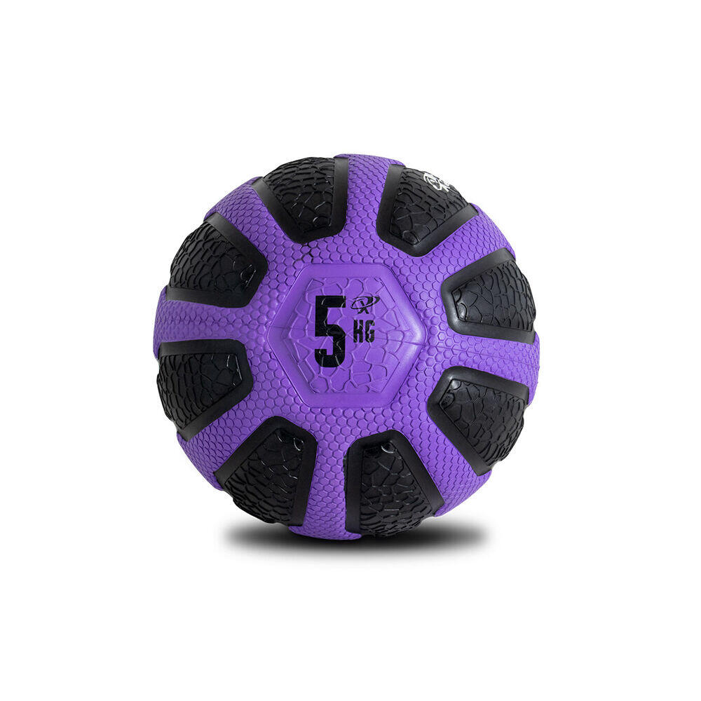 Medicine Ball Home Gym Crossfit Workout Exercise 5kg Black/Purple