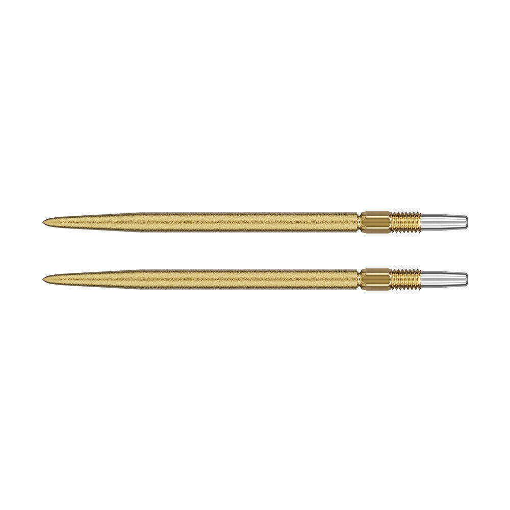 2PK Target Swiss SLK Dart Point Replacement Spare Accessory Tip 42mm Gold
