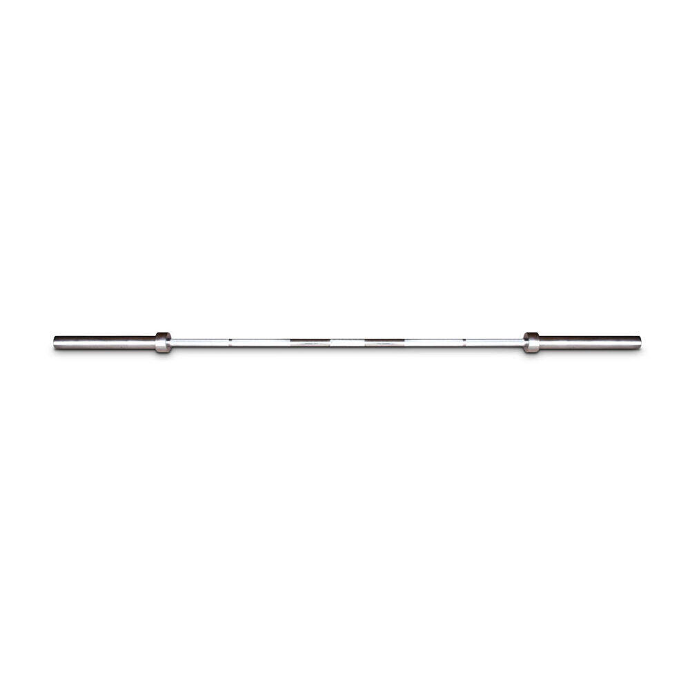 Olympic Bar w/ Collars Weightlift Home Gym Workout Exercise 86in