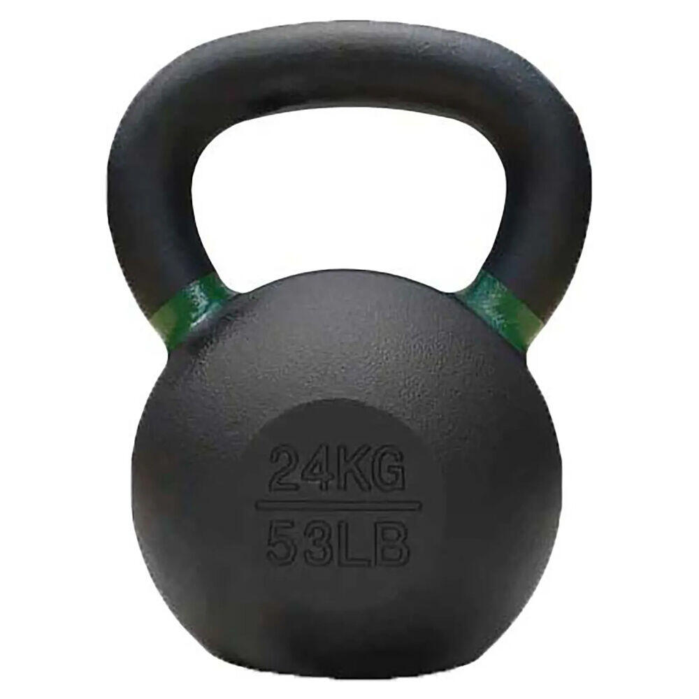 Premium Cast Iron Kettlebell Weightlift Home Gym Workout Exercise 24kg