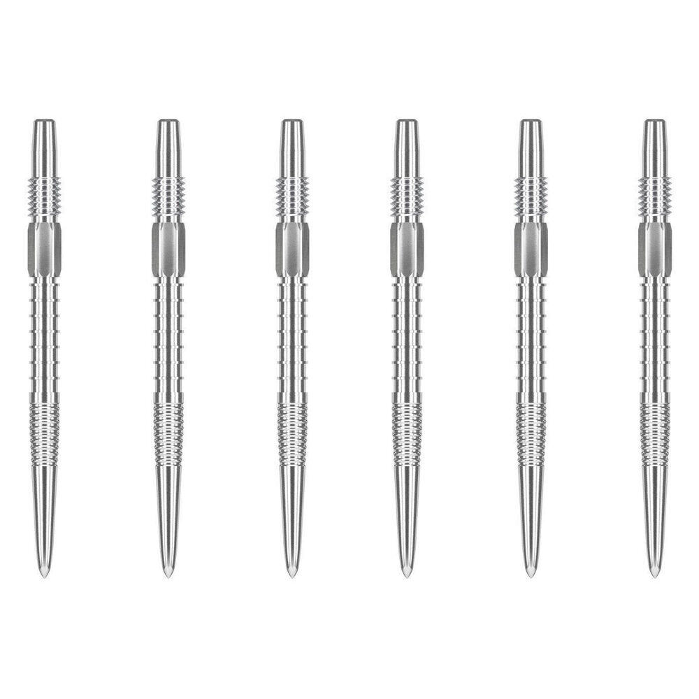 2x 3pc Target Swiss FireDart Point Silver Dart Replacement Spare Tip 40mm