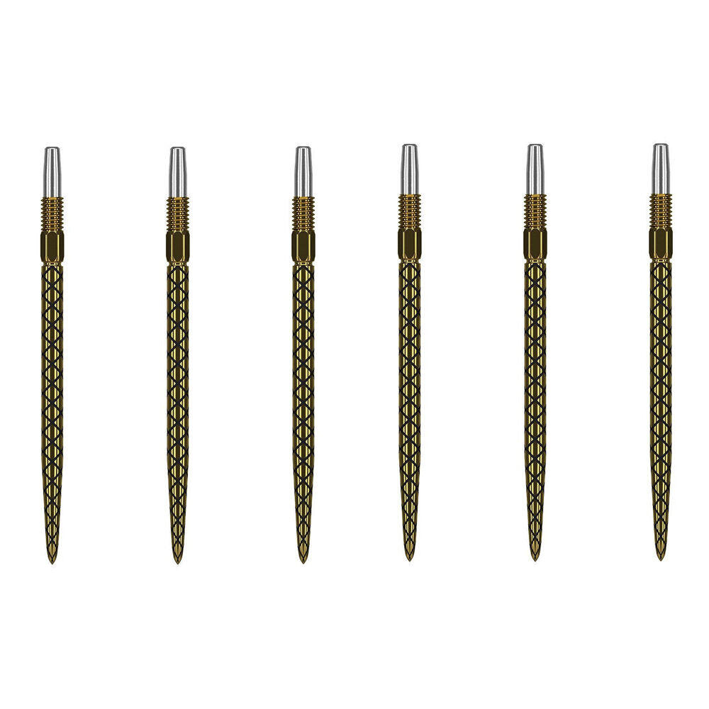 2x 3pc Target Swiss Diamond Pro Gold Dart Point Replacement Spare Tip 40mm