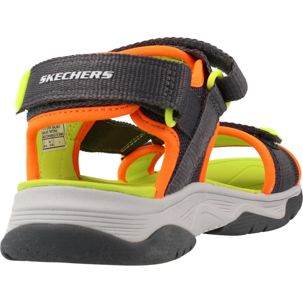 Sandales Skechers Tread Seeker, Gris, Enfants 3/5