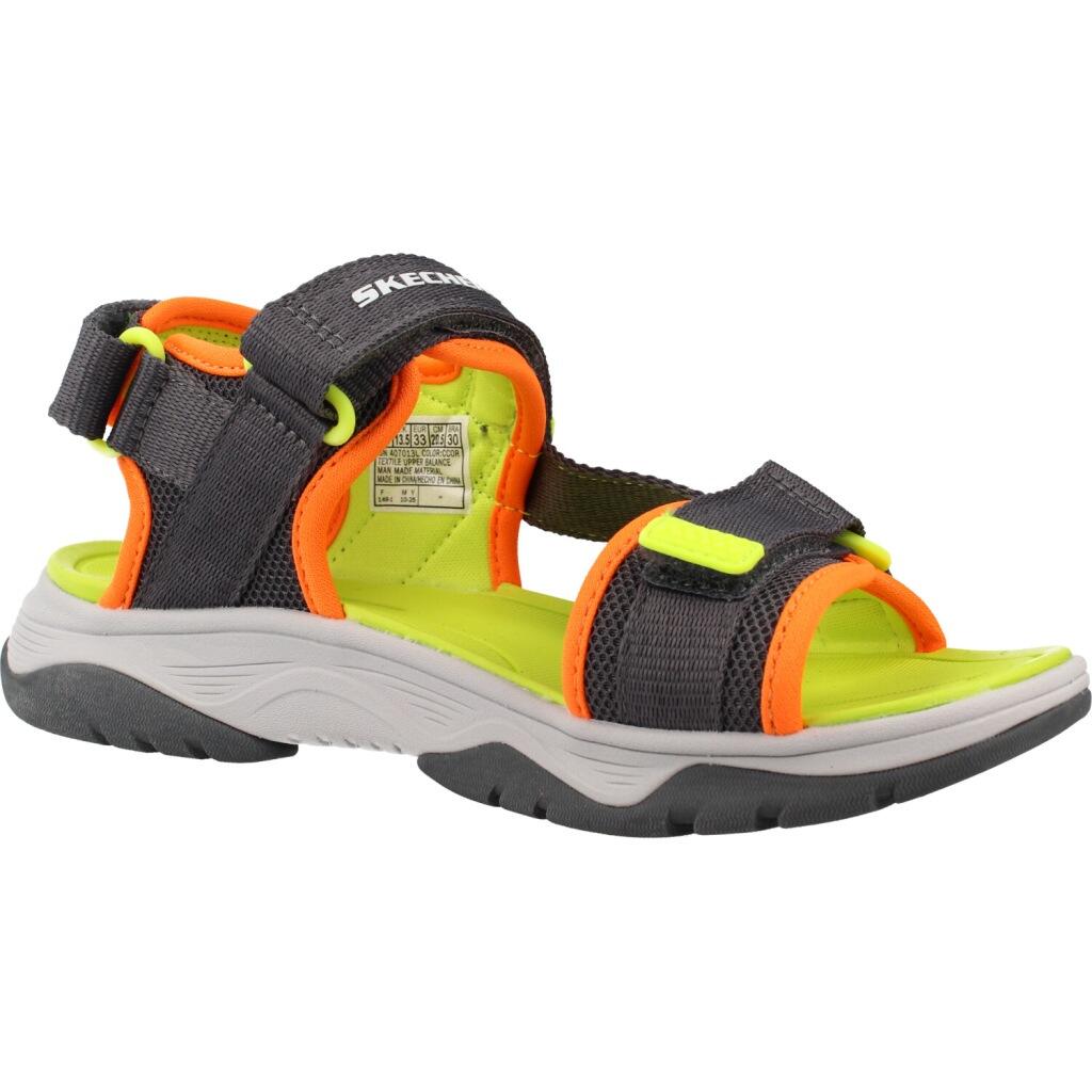 Sandales Skechers Tread Seeker, Gris, Enfants 5/5
