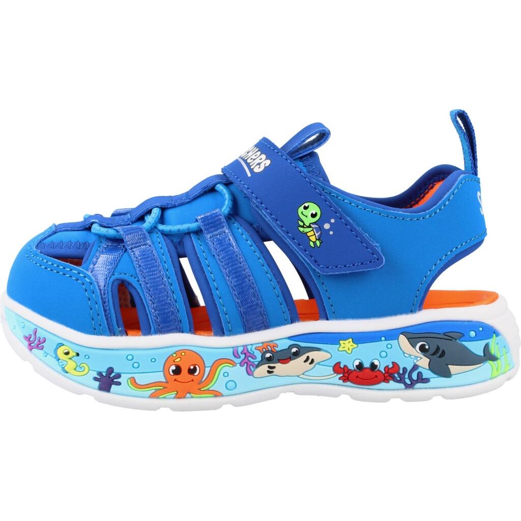 Sandales Skechers Play Scene Splash, Bleu, Enfants 2/5
