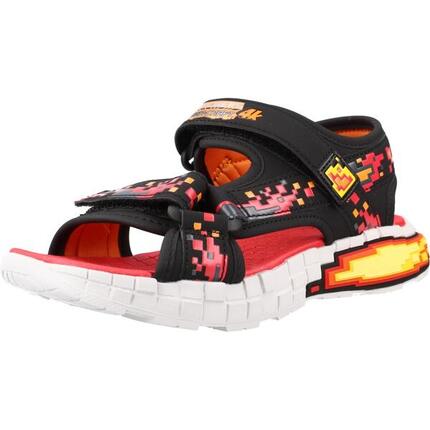 Sandalen Skechers Mega-splash 4k, Schwarz, Kinder