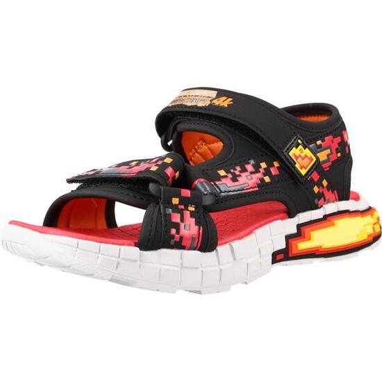 Sandalen Skechers Mega-splash 4k, Schwarz, Kinder