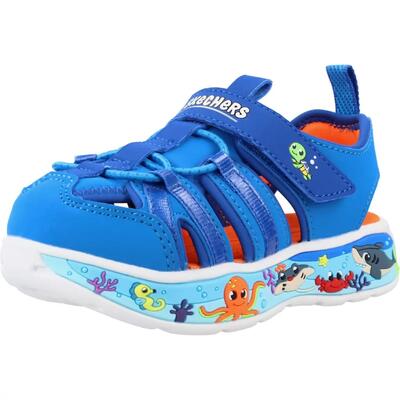 Sandalen skechers play scene splash, blauw, kinderen